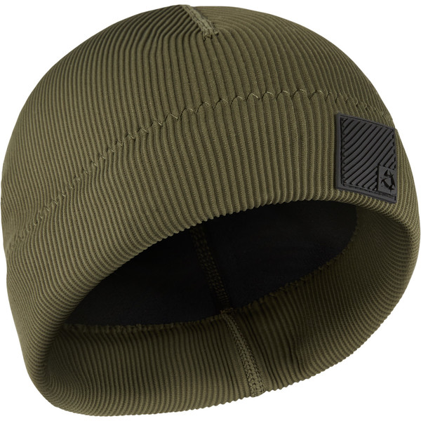 Mystic Watersports - Surf Kitesurf & Windsurfing 2mm Neoprene Wetsuit Beanie Hat - Dark Olive - Flatlock Stitching, Black (C900), S-M